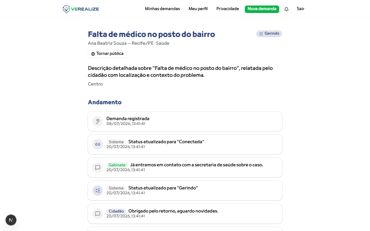 Acompanhe a linha do tempo